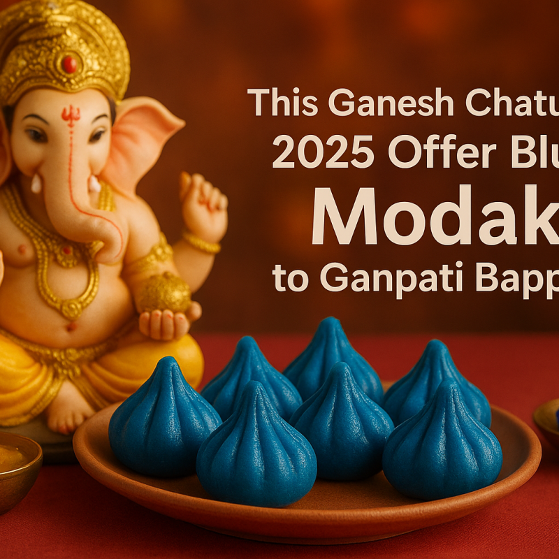 This Ganesh Chaturthi 2025, Offer Blue Modak to Ganpati Bappa