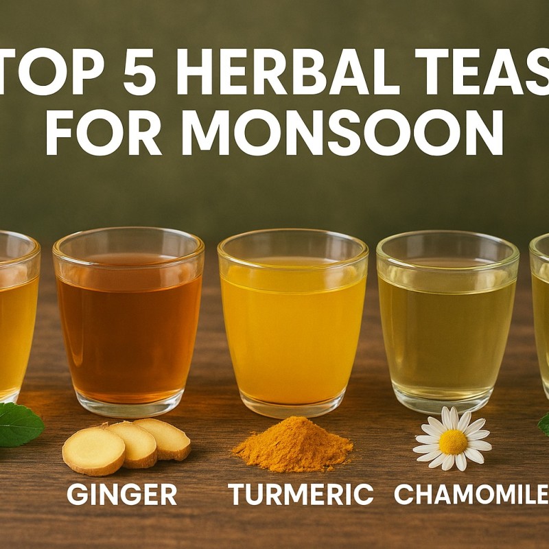 Top 5 Herbal Teas to Keep You Healthy This Monsoon